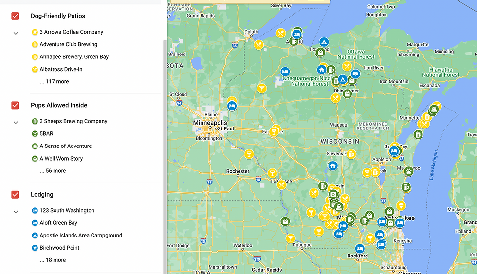 Thumbnail: Dog-Friendly Google Map