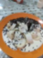 platanos con crema