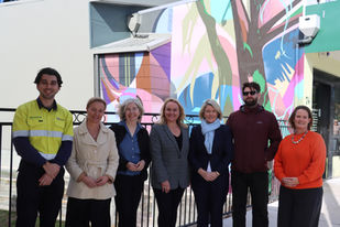 City of Newcastle delivers a splash of colour to Blackbutt Village