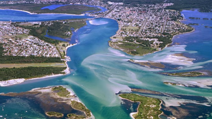 Swansea Channel Dredging Underway