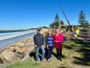 Work continues to protect Stockton's coastline
