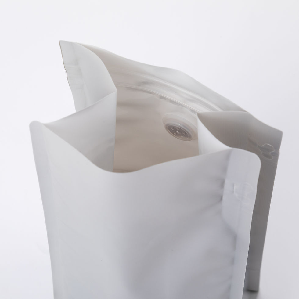 Thumbnail: Recyclable Bag, Flat Bottom Pouch, 500g, pocket zip