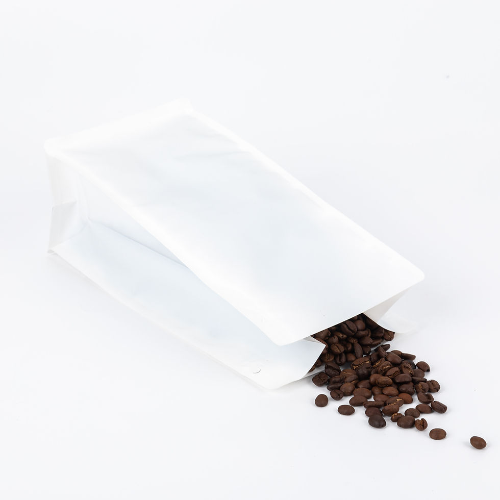 Thumbnail: Recyclable Bag, Flat Bottom Pouch, 500g, pocket zip