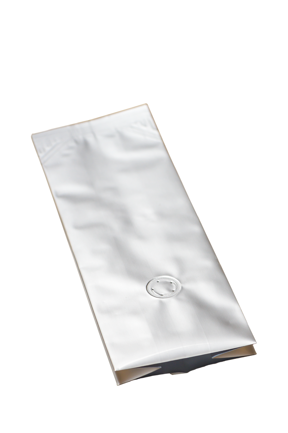 Thumbnail: Plastic Bag, Side Gusset Pouch, Silver,  No Zip, With Valve, 250g