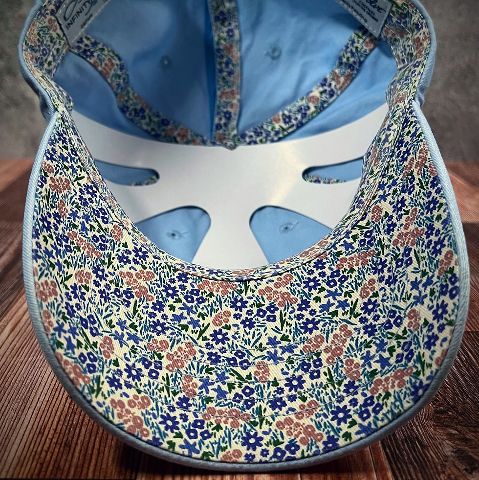 Thumbnail: Agent Antarctica - Light Blue Hidden High Ponytail Dad Hat