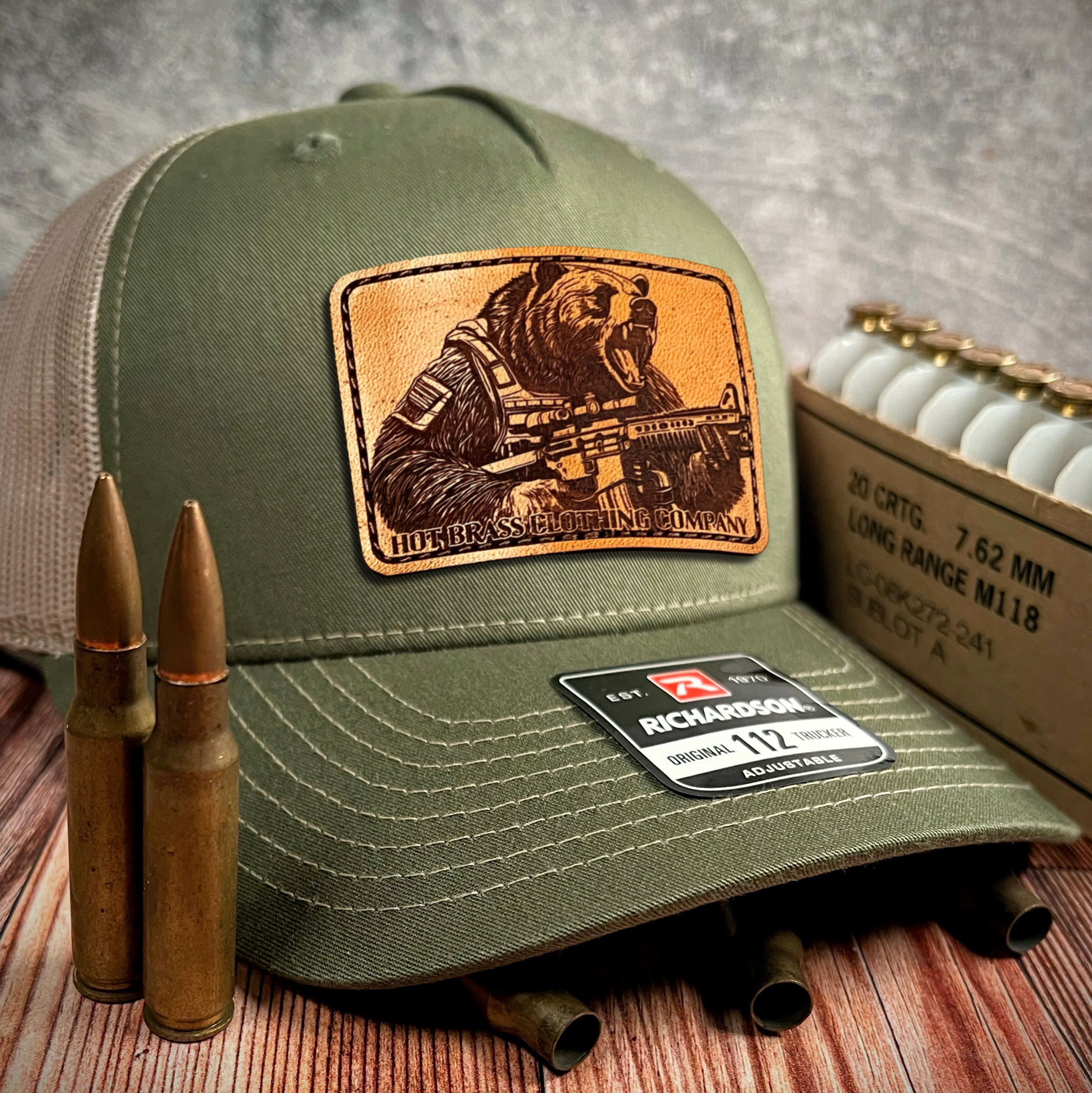 Ursus Fury - Olive & Tan 5 Panel Curved Trucker