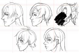 Head Sketch Side View