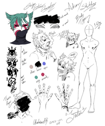 Juta Character Sketch Sheet