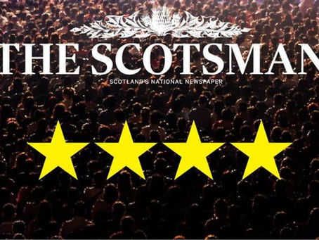 Four stars from The Scotsman