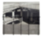 Titolo: Stadtrand 2022 Tecnica: fotoprint su canvas, cemento e ferro Misure: 120 x 125 x 20 cm