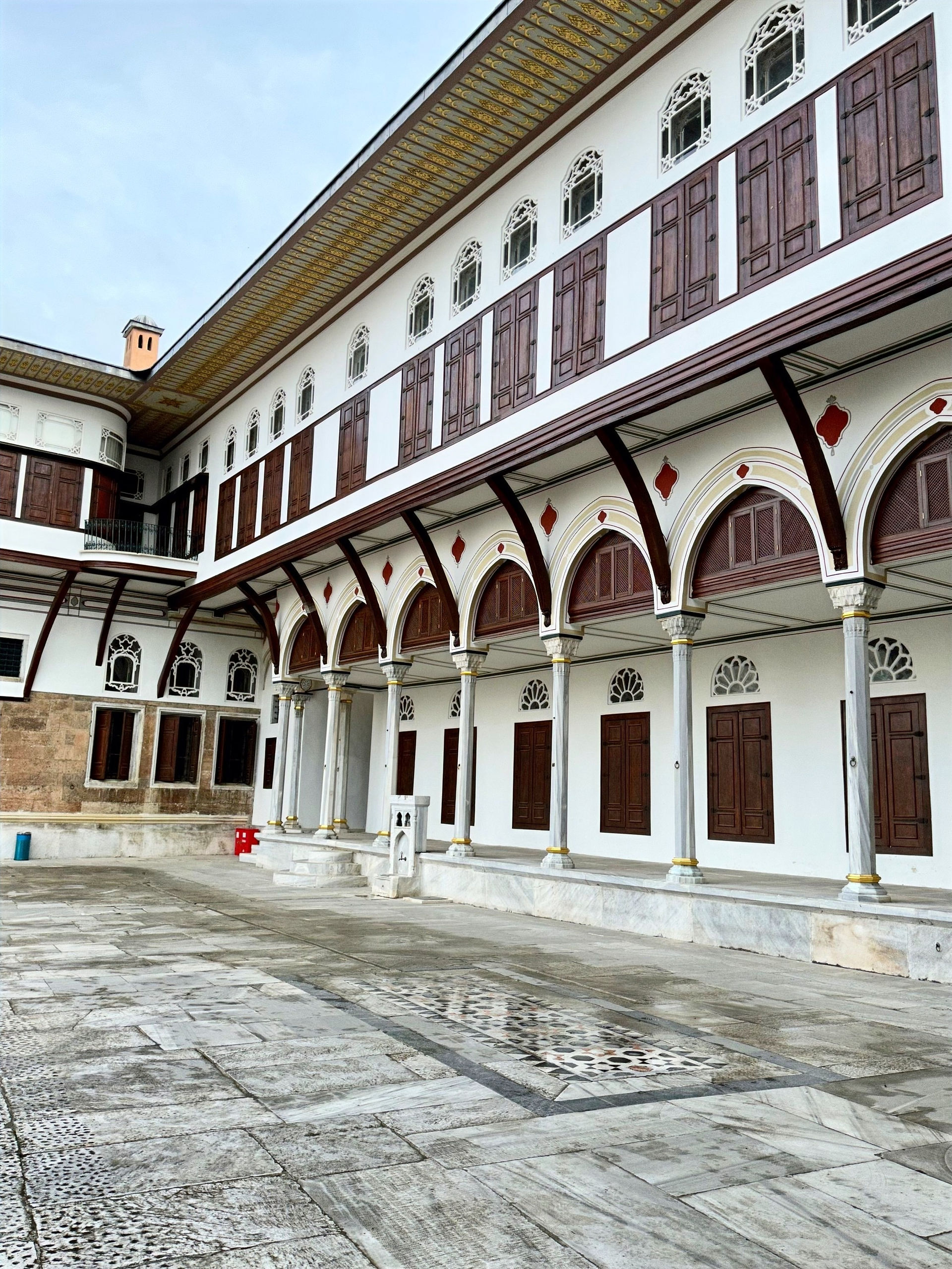 Sultan's courtyard.