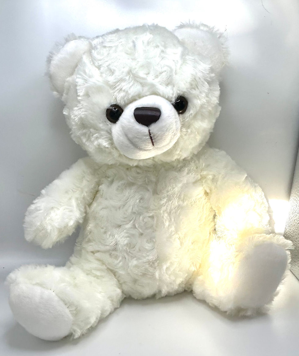 Thumbnail: White or Cream Plush Teddy Bear | Soft And Cuddly Gift