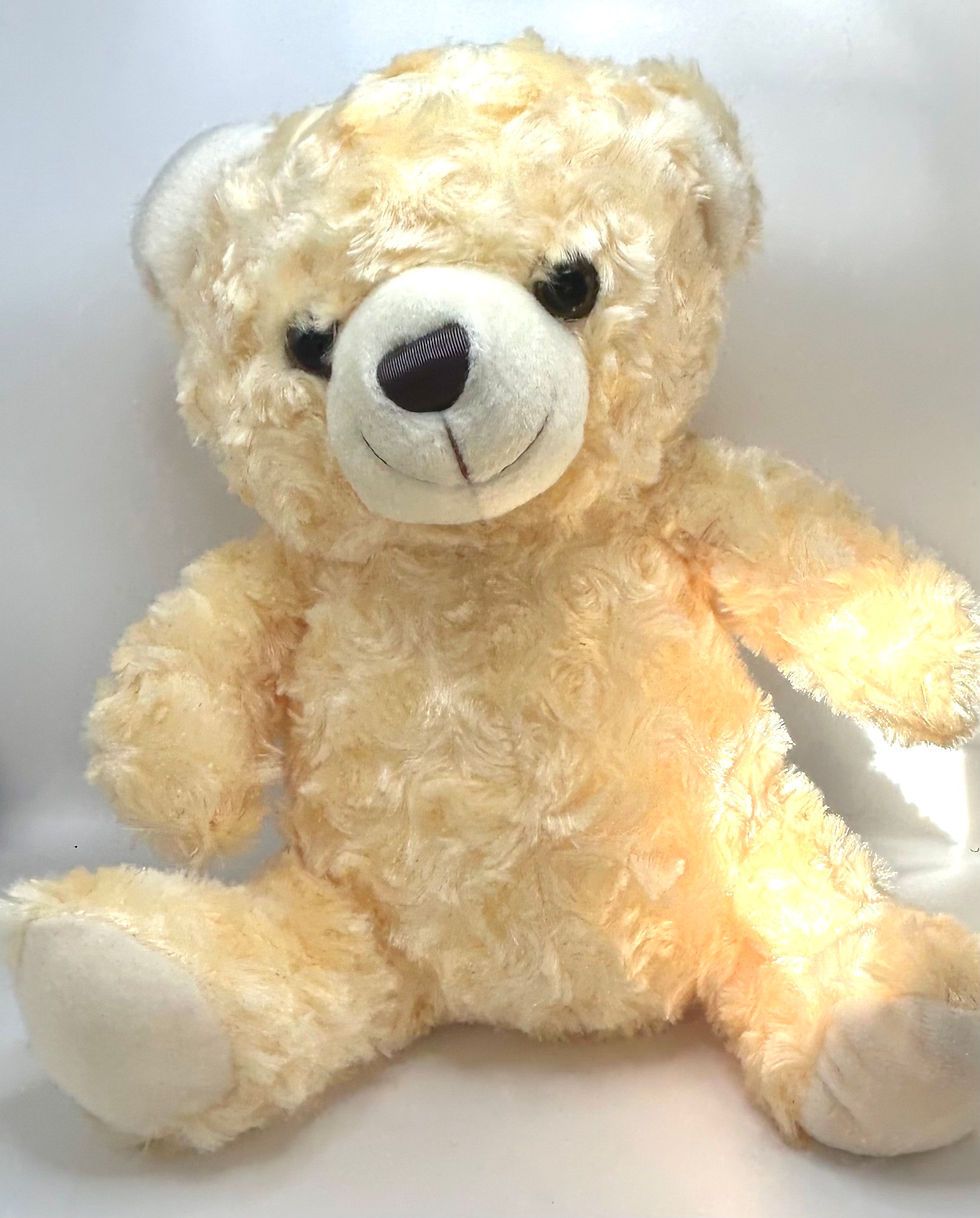 Thumbnail: White or Cream Plush Teddy Bear | Soft And Cuddly Gift