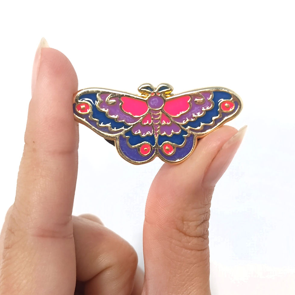 Miniatura: Mariposa estelar: Pin metálico