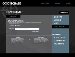 Entering game details