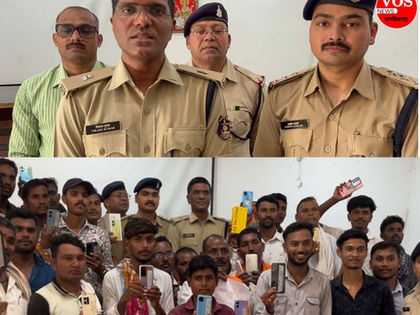गुम 132 नग मोबाईल फोन की पता तलाश कर वापस लौटाया उनके वास्तविक मोबाइल स्वामी को