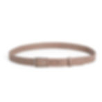 Thumbnail: Sophie Leather Belt Mink& Silver
