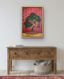 Bonsai (Pink background)