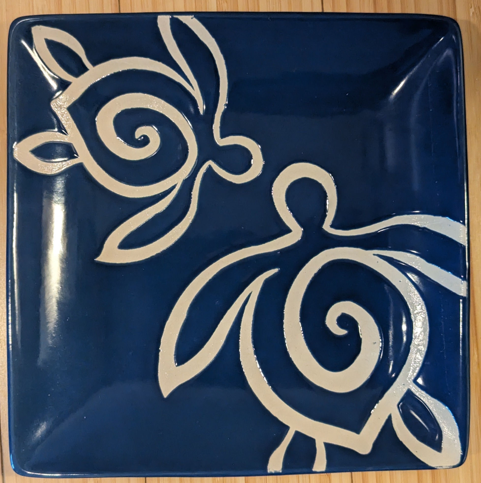 Honu Sea Turtles Ceramic Plate