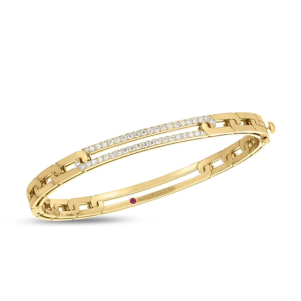 NAVARRA PAVÉ DIAMOND EXTENDED LINK BANGLE