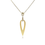 Thumbnail: GABRIEL & CO 14K YELLOW GOLD BUJUKAN PENDANT DROP NECKLACE