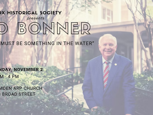Jo Bonner featured speaker for the Wilcox Historical Society program “There Must Be Something in the Water”