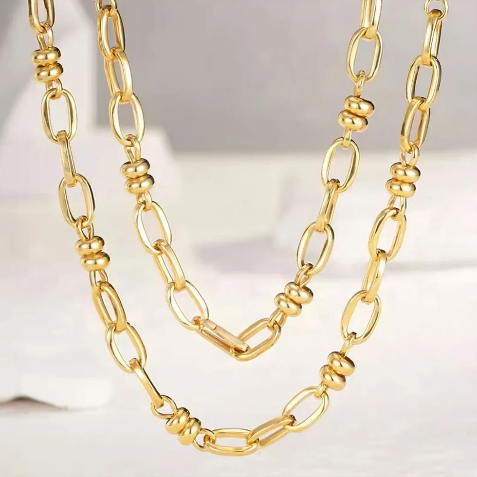 18K Gold Italian Craft Gold Chain