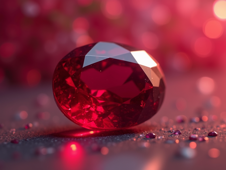 The Allure of 18K White Gold and 2.01Ct Vivid Red Unheated Natural Ruby Gemstone