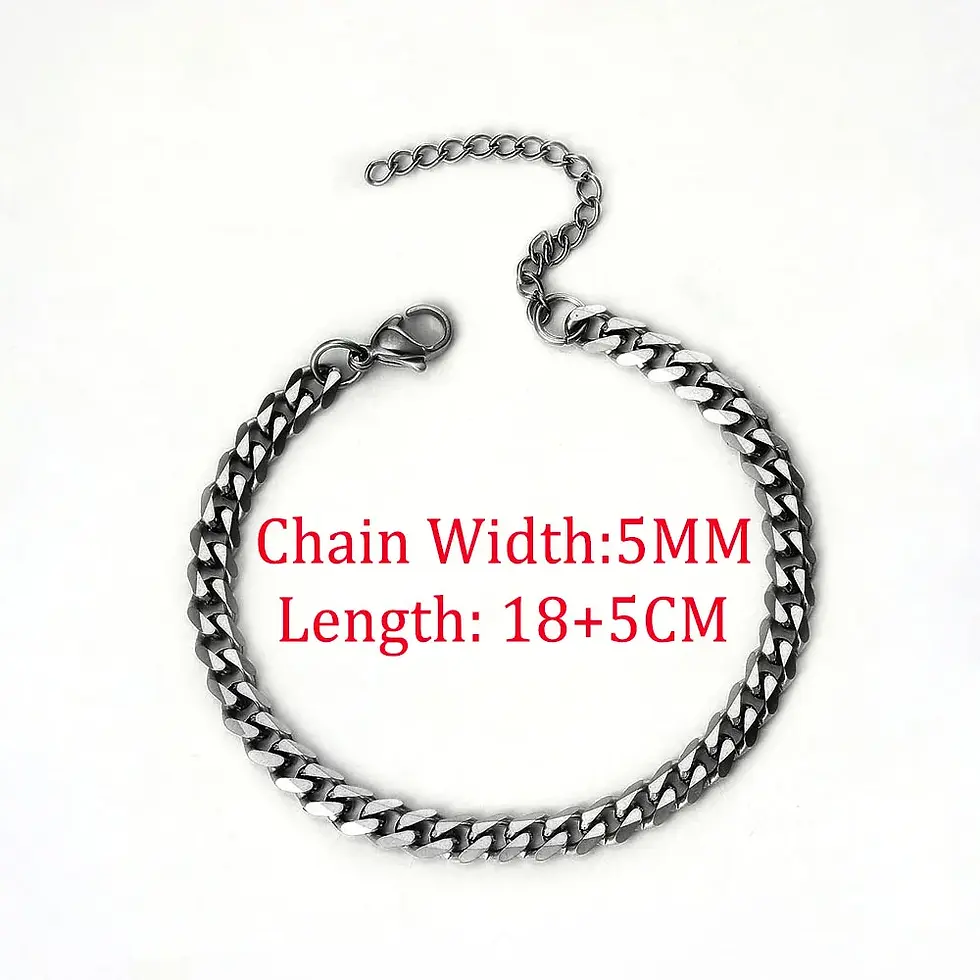 Thumbnail: Stainless Steel Rope Bracelet for Men