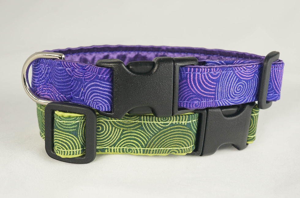 Green or Purple Swirls