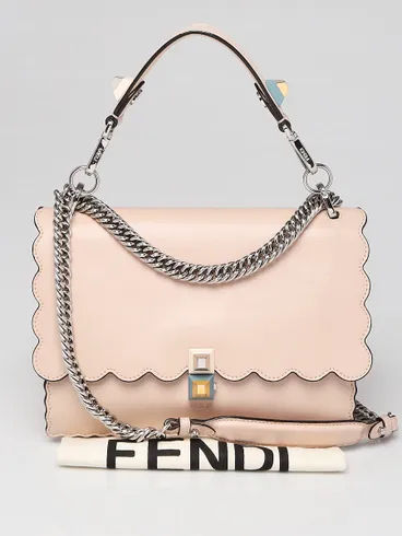 Thumbnail: Fendi Kan I Scalloped Leather Shoulder Bag