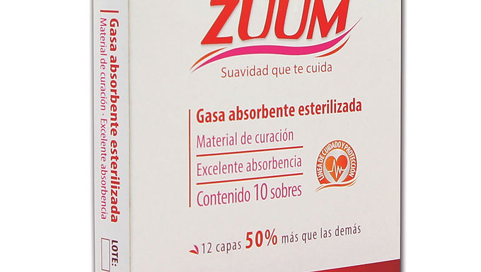 Zuum Gasa Estéril 10 * 10 cms. (caja 10 pzas.)