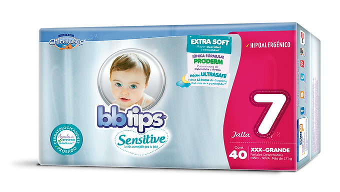 Pañales BBtips tallas XXXG