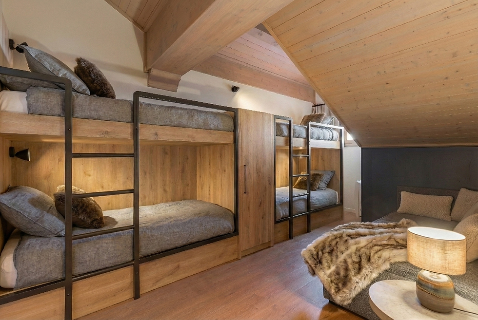 Rénovation d’une chambre enfant par Face/B : pose de LVT, ref. Forbo bleach wood rustic pine