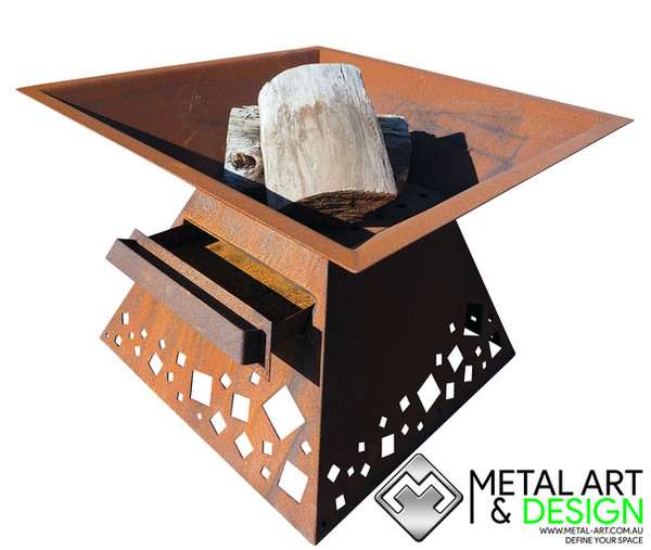 Modern Fire pit - squares design