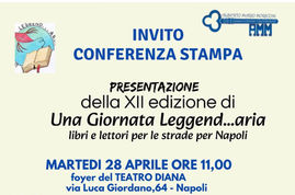 UNA GIORNATA LEGGEND...ARIA. LIBRI E LETTORI PER LE STRADE DI NAPOLI