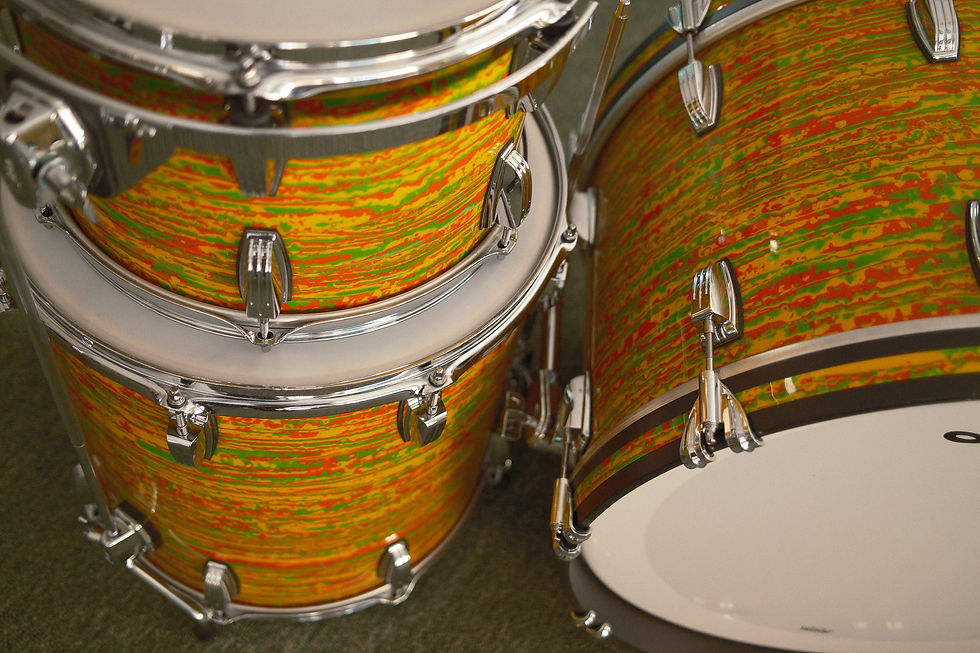 Thumbnail: USED NEAR PERFECT CONDITION - Ludwig Legacy Mahogany - FAB Config - Citrus Mod