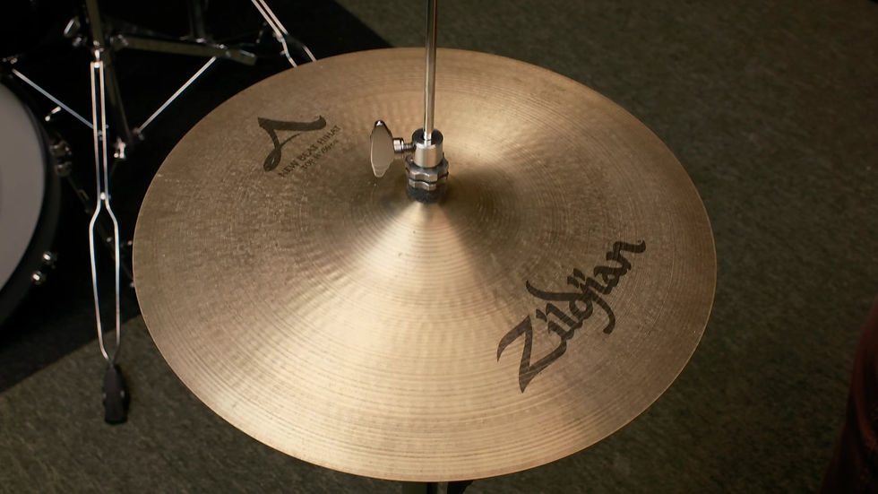 Thumbnail: USED Zildjian A 14" New Beat Hi Hats (A0133)