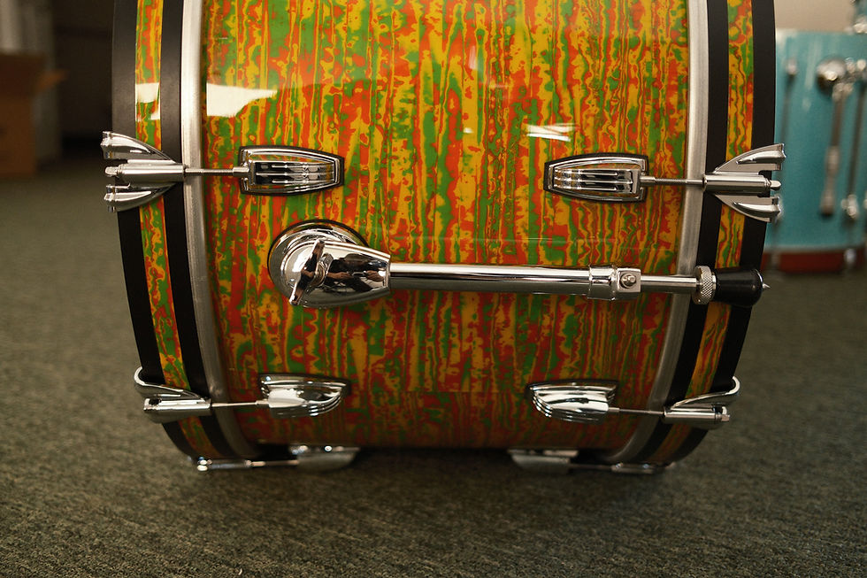 Thumbnail: USED NEAR PERFECT CONDITION - Ludwig Legacy Mahogany - FAB Config - Citrus Mod