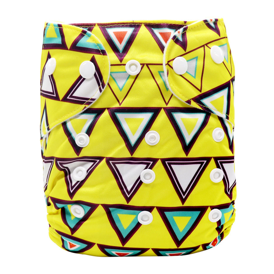Thumbnail: Baby Cloth Diaper Breathable Training Pants Adjustable Free Size Cartoon Printe