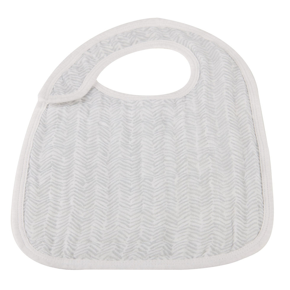 Thumbnail: In the Wild Elephant Cotton Muslin Snap Bibs 3PK