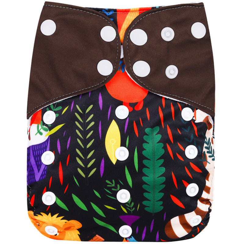 Thumbnail: Cross-border Explosions Spot Pocket Baby Washable Diapers Digital Printing Pock