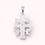 Miniatura: 925 Solid Sterling Silver Crucifix Cross Pendant, SP0041