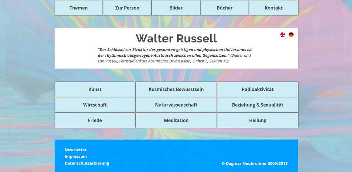 Walter Russell Uber Beziehung Und Sexualitat