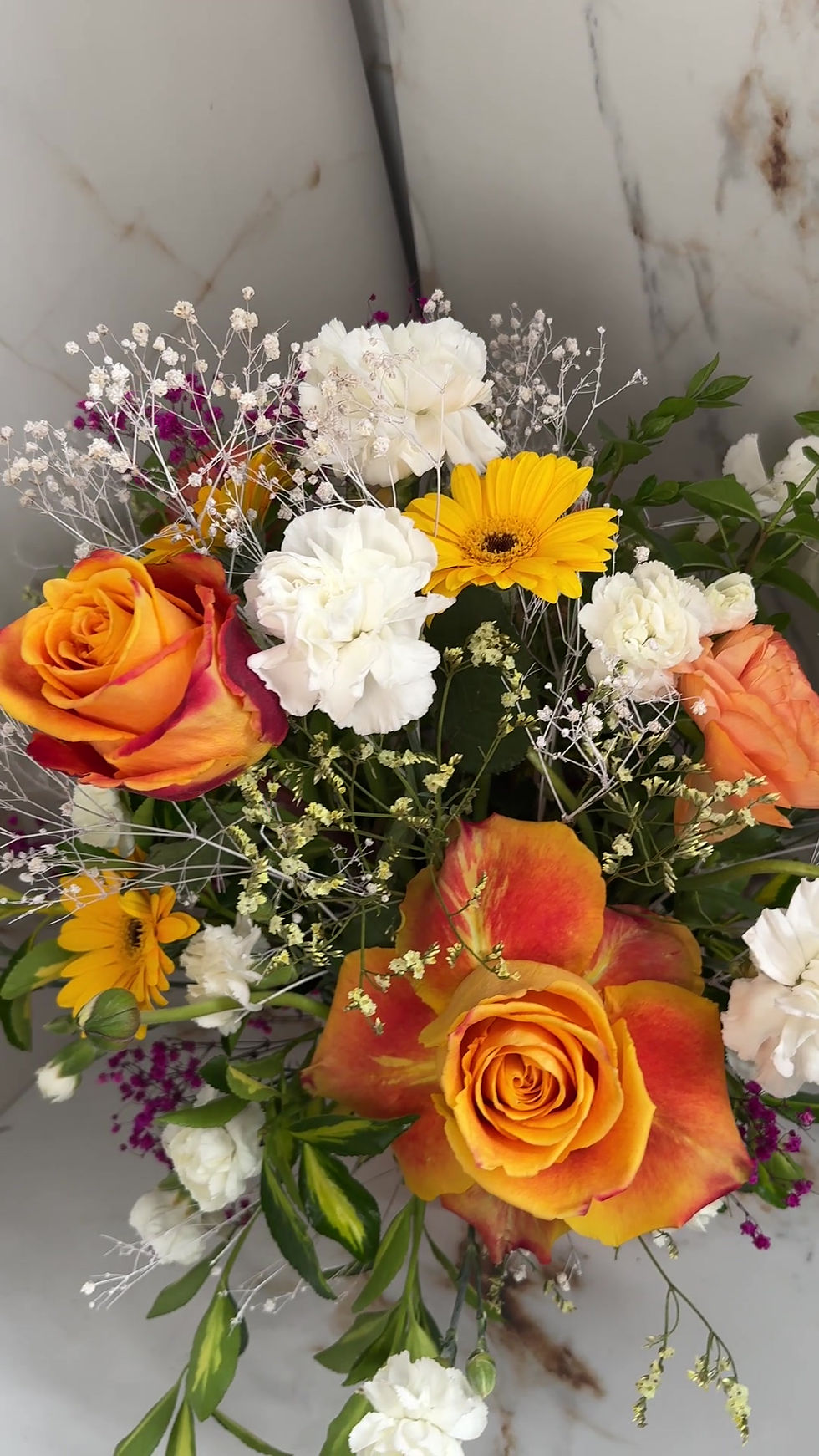 Thumbnail: Seasonal Bright Hat box in Beckenham | Seasonal Hatbox Flowers | Piki Blooms