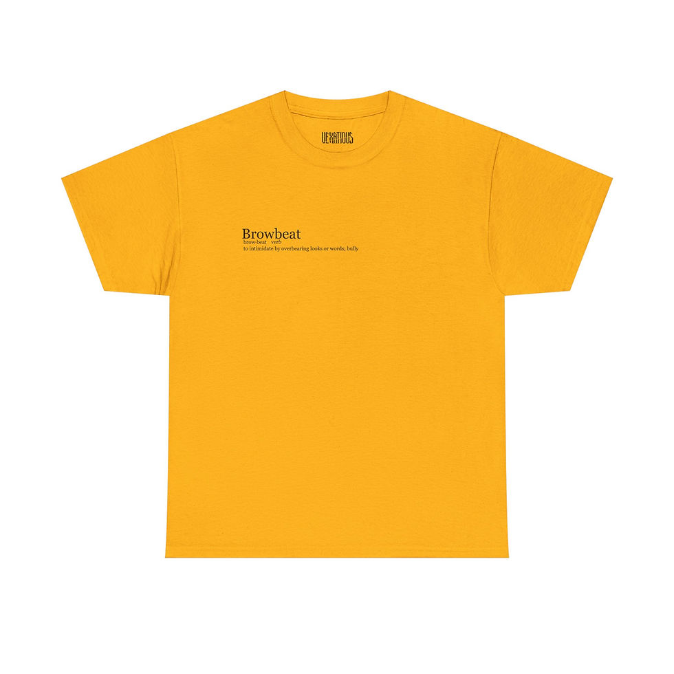 Thumbnail: Vexatious Browbeat Unisex Heavy Cotton Tee 