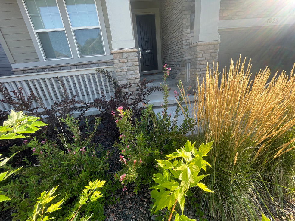 Stair railing upgrade before