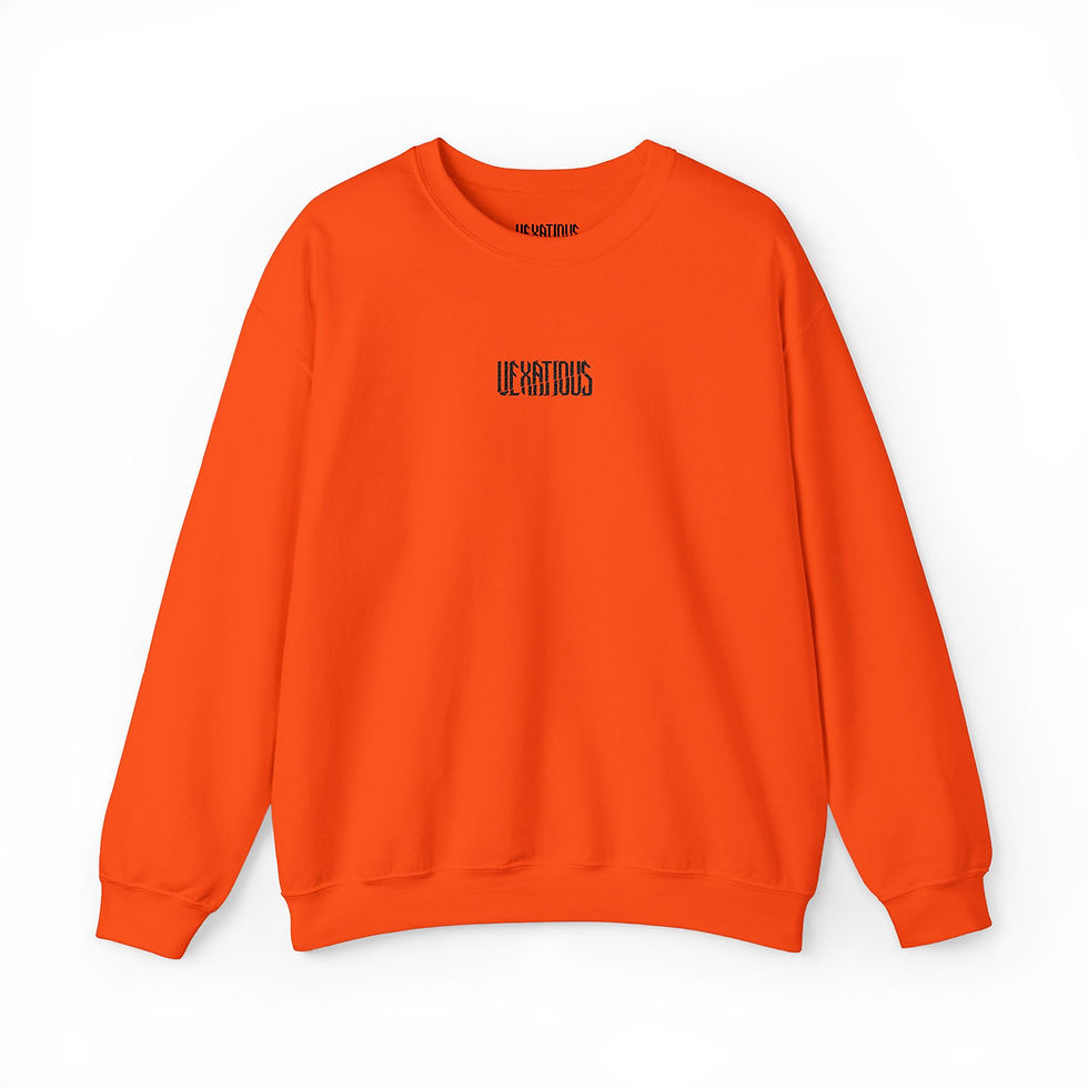 Thumbnail: Vexatious Small Logo Embroidered Heavy Blend™ Crewneck Sweatshirt