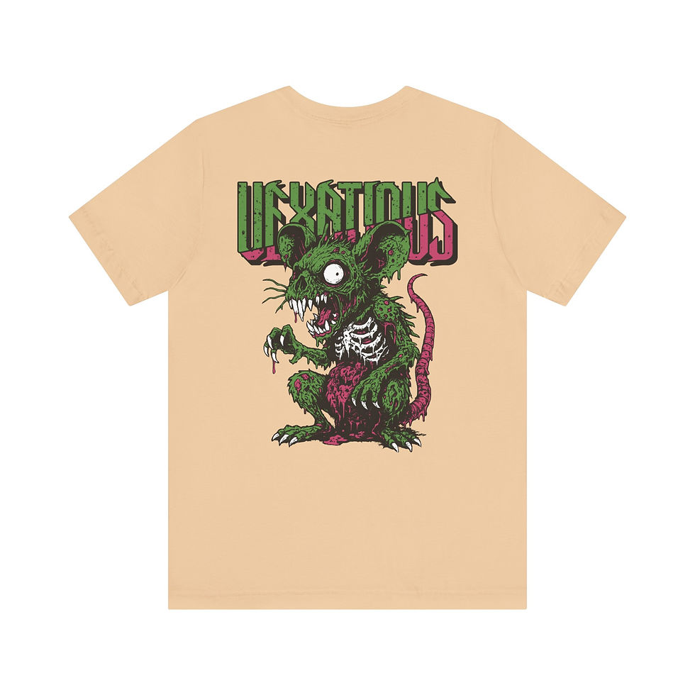 Thumbnail: Vexatious Rat Graphic Unisex T-Shirt 