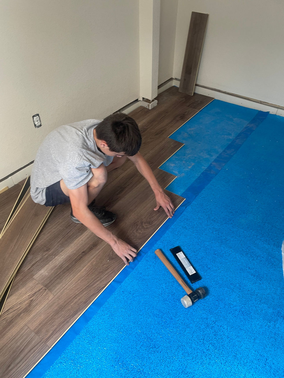 Flooring installation 